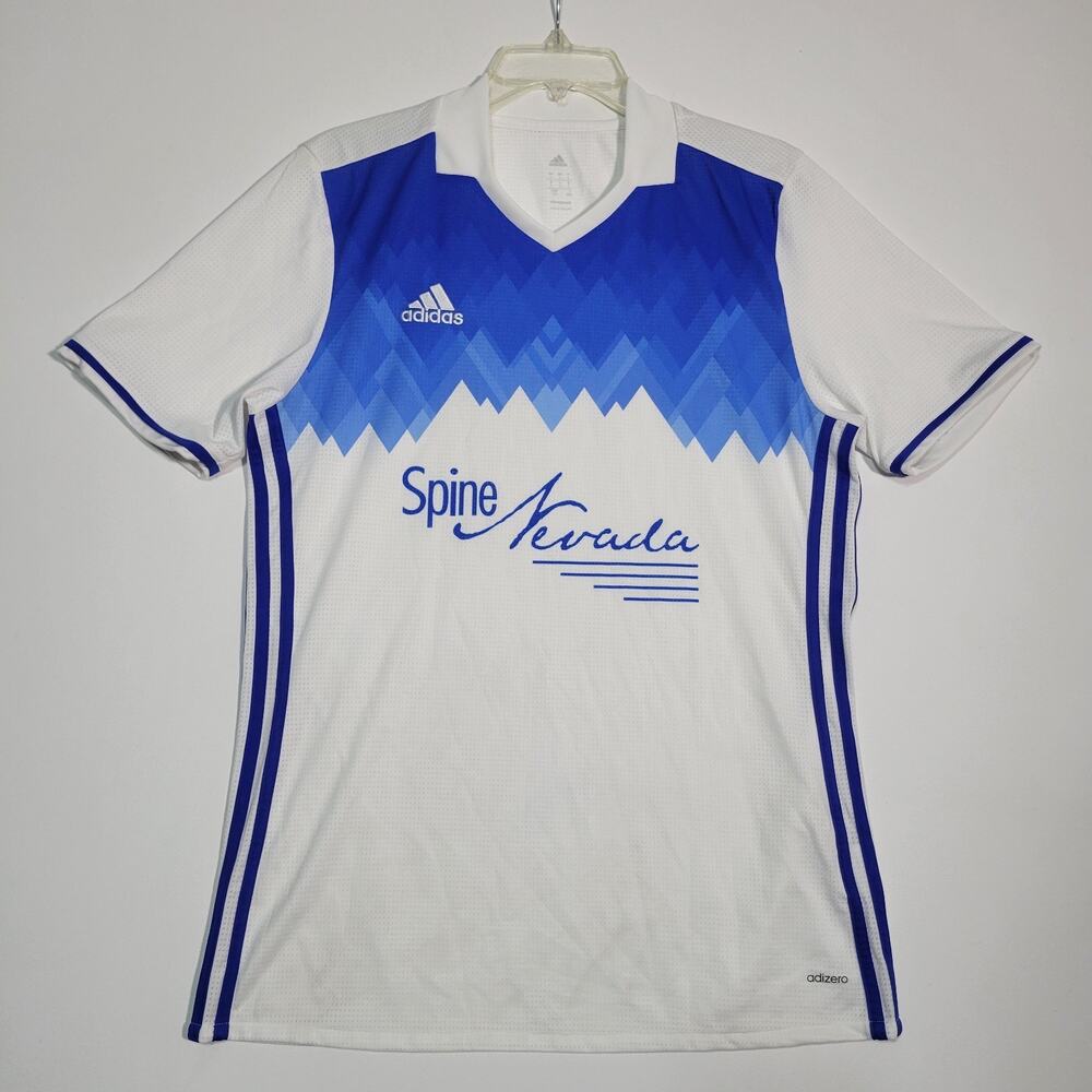 Adidas Jersey Size LARGE USL Spine Nevada Soccer Futbol FC Kit Tee JERSEY Rare